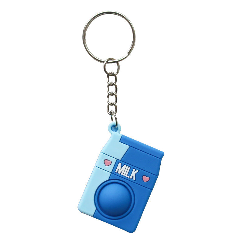 Wholesale PVC Unzip Donut Keychain